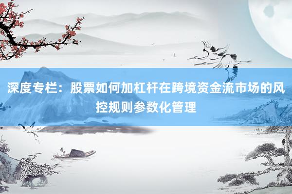 深度专栏：股票如何加杠杆在跨境资金流市场的风控规则参数化管理