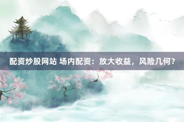 配资炒股网站 场内配资：放大收益，风险几何？