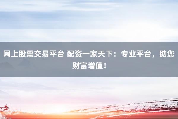 网上股票交易平台 配资一家天下：专业平台，助您财富增值！